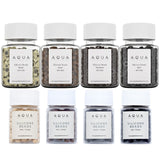 AQUA SILICONE BEADS - BLACK 150 pc.