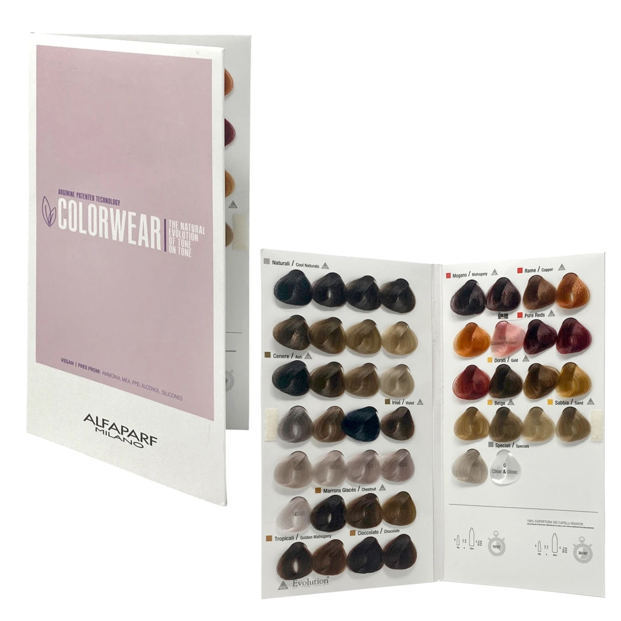 Alfaparf Milano Color Wear 2022 Mini Swatch Book