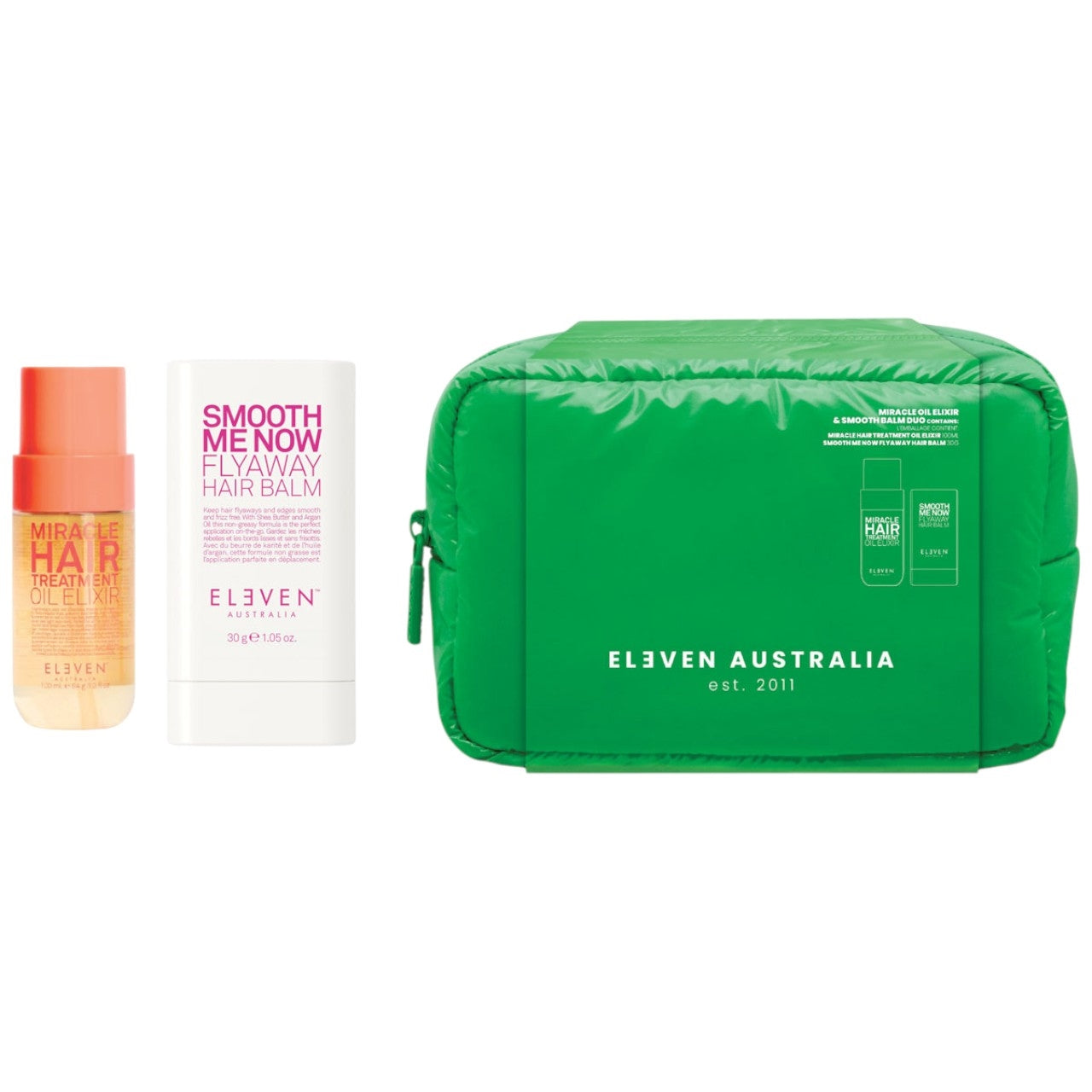 ELEVEN Australia Cloud Holiday Miracle Elixir & Flyaway Balm Duo 3 pc.