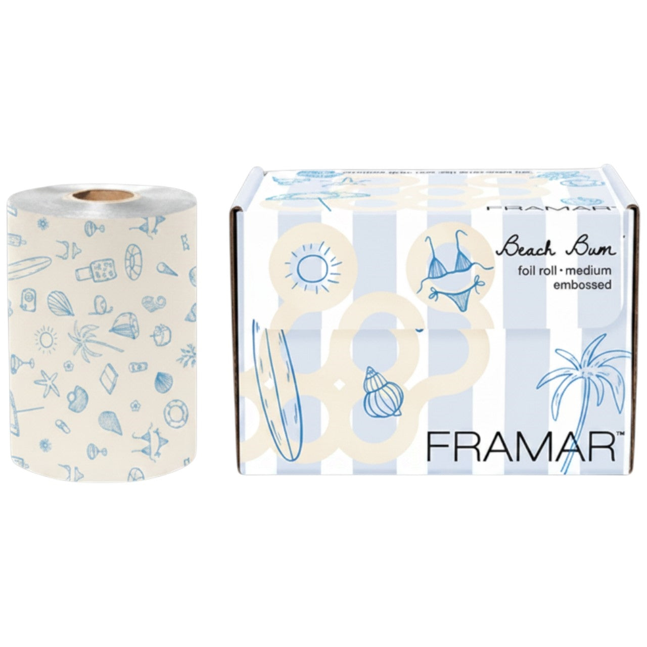 Framar Embossed Foil Roll Medium Beach Bum 320 ft.