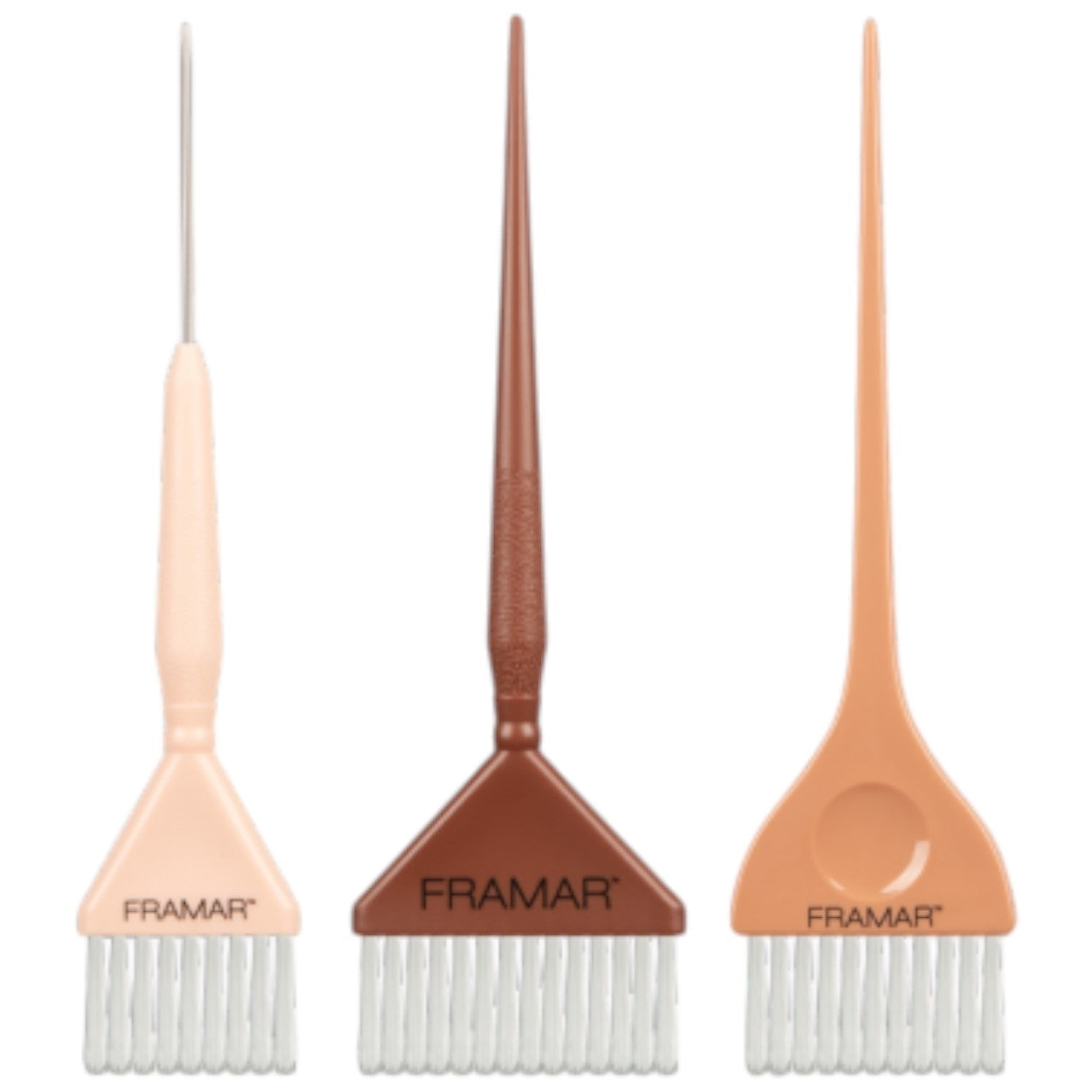 Framar Neutral Family Pack Brush Set 3 pc.