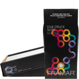 Framar Embossed Foil Sheet Heavy Star Struck Silver 5 inch x 12 inch 500 ct.