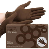 Framar Mocha Mittens Nitrile Gloves 100 ct. Large