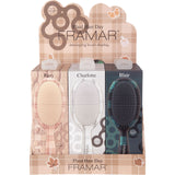 Framar Plaid Hair Day Detangle Brush Display 9 pc.