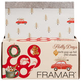 Framar Embossed Pop Up Holly Days Foil 6 inch x 16 inch 250 ct.
