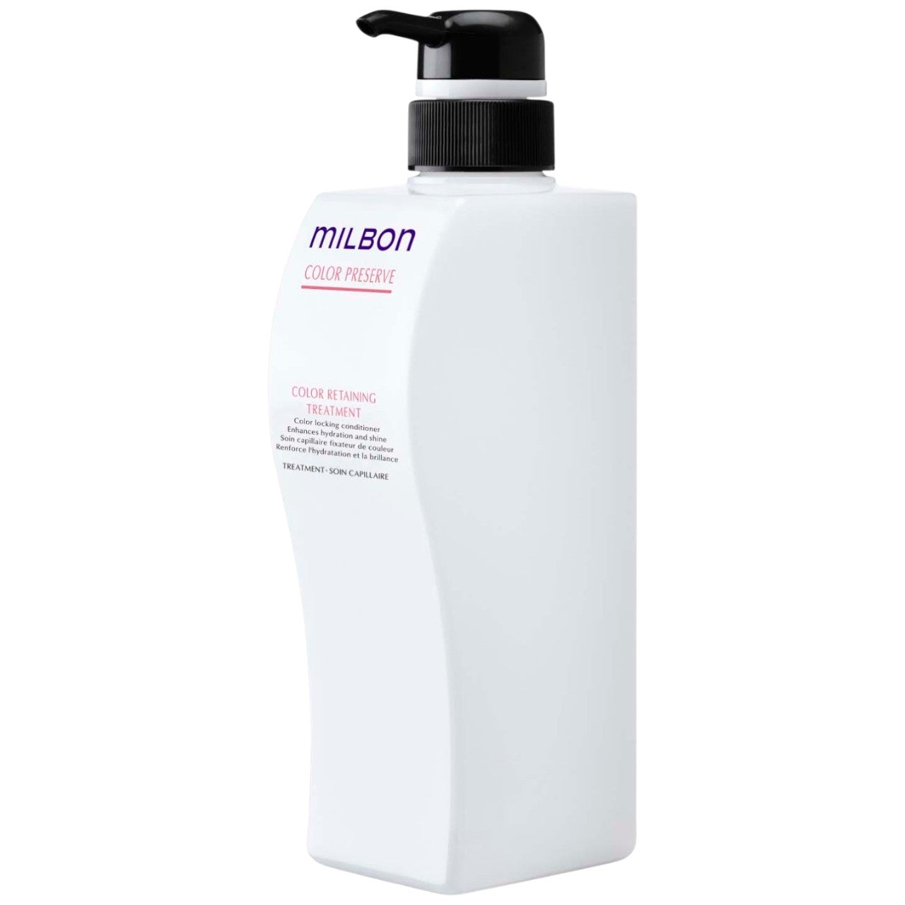 Milbon Color Retaining Treatment Empty Bottle 17.9 Fl. Oz.