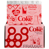 Framar Embossed Pop Up Foil Medium Diet Coke 5 inch x 11 inch 500 ct.