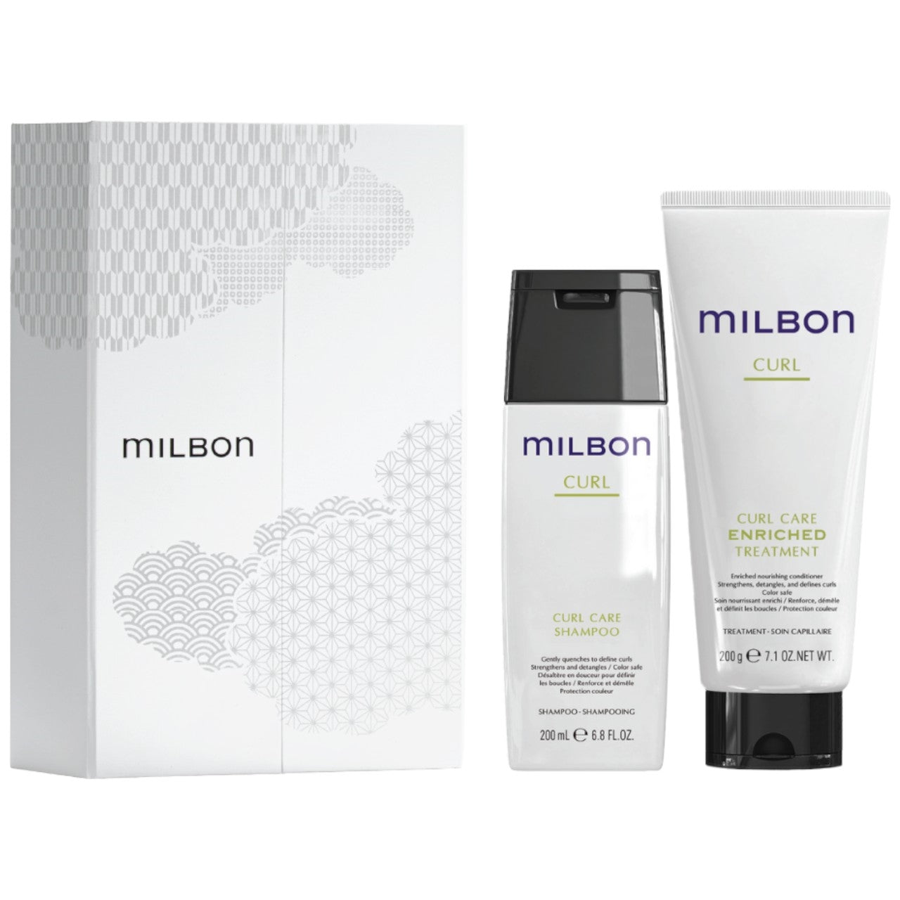 Milbon Holiday Box Duo - CURL Care Enriched 2 pc.