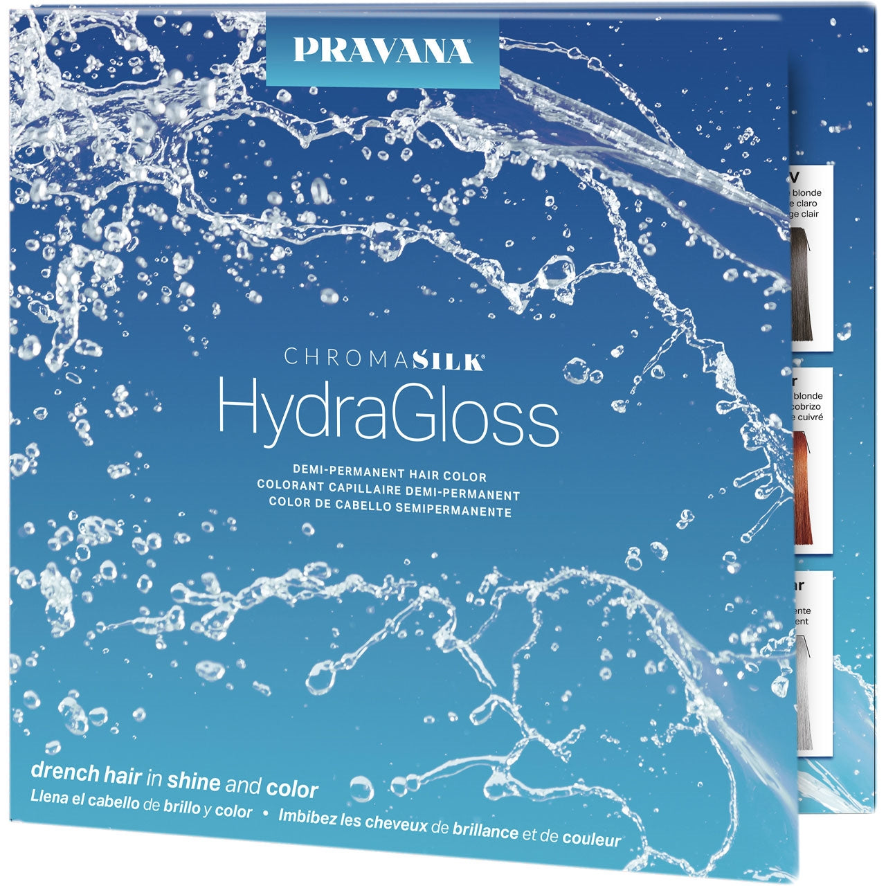 PRAVANA ChromaSilk HYDRAGLOSS Swatch Book