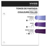 PRAVANA Swatch Book Insert Vivid Purple Series