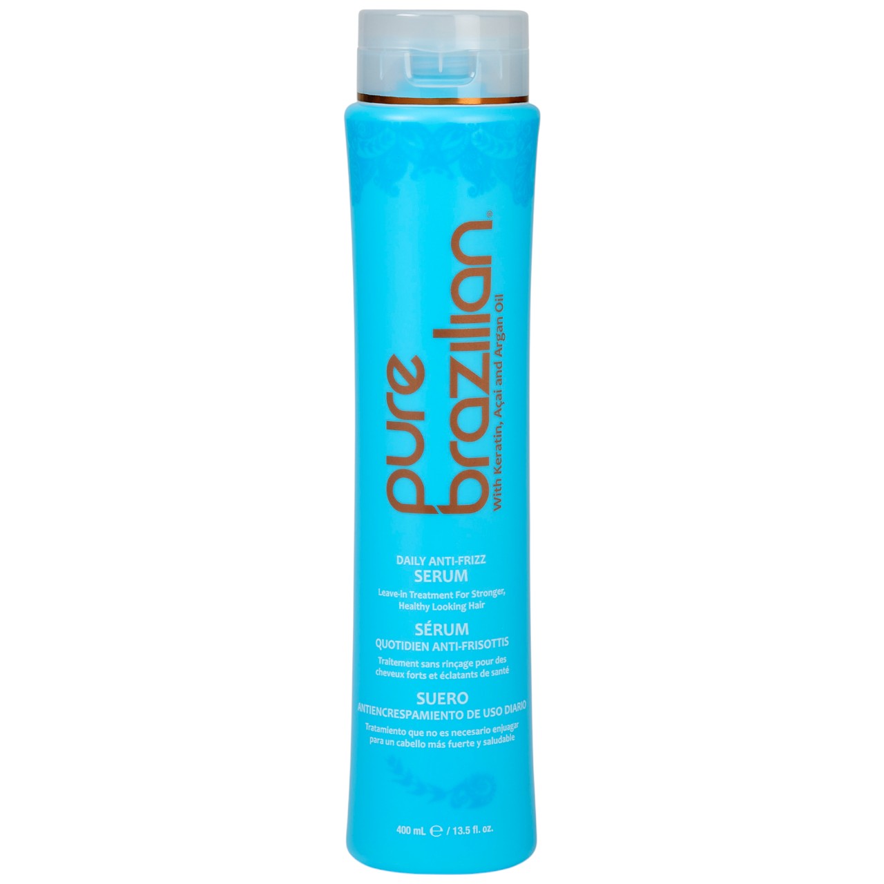 pure brazilian DAILY ANTI-FRIZZ SERUM 13.5 Fl. Oz.