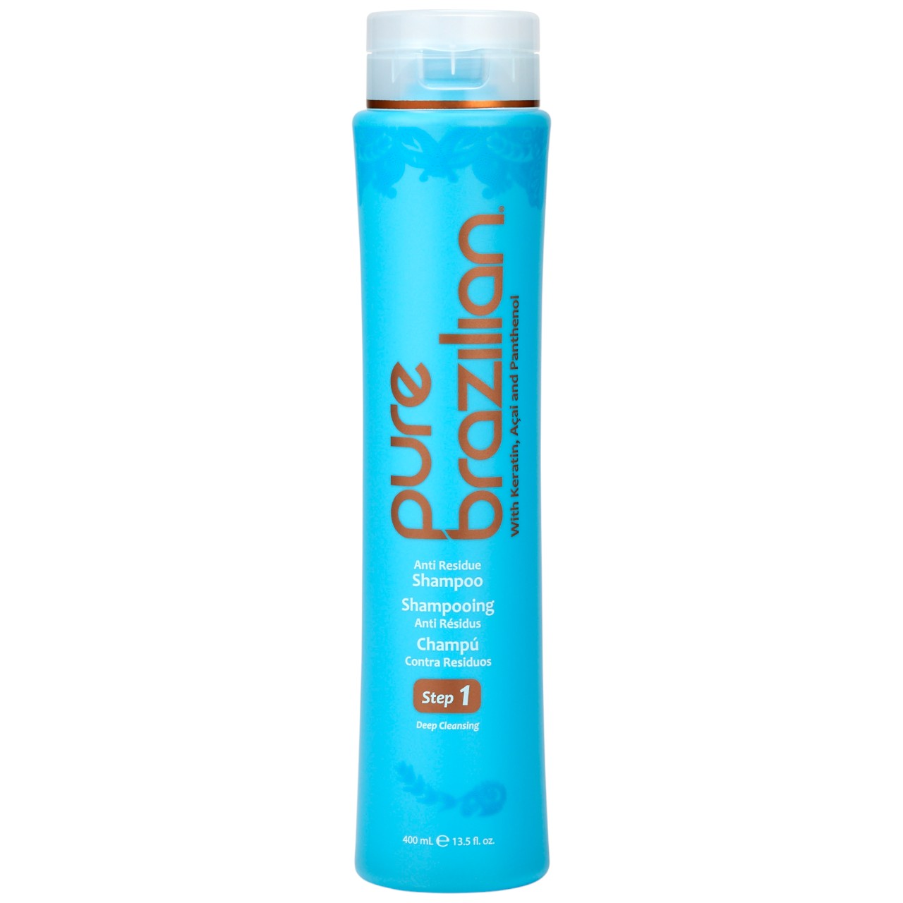 pure brazilian Step 1 - ANTI-RESIDUE SHAMPOO 13.5 Fl. Oz.