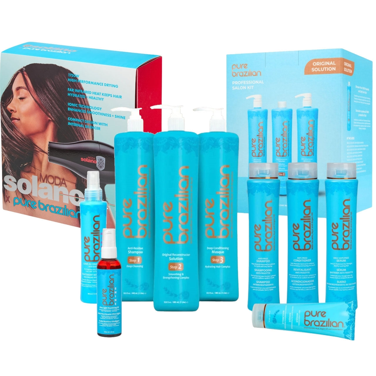 pure brazilian Large Salon Kit 18 pc.